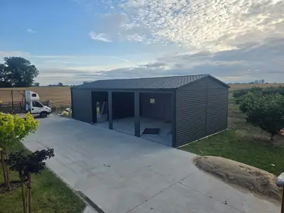 Wiata ogrodowa — realizacja Systal-Blach nr 2